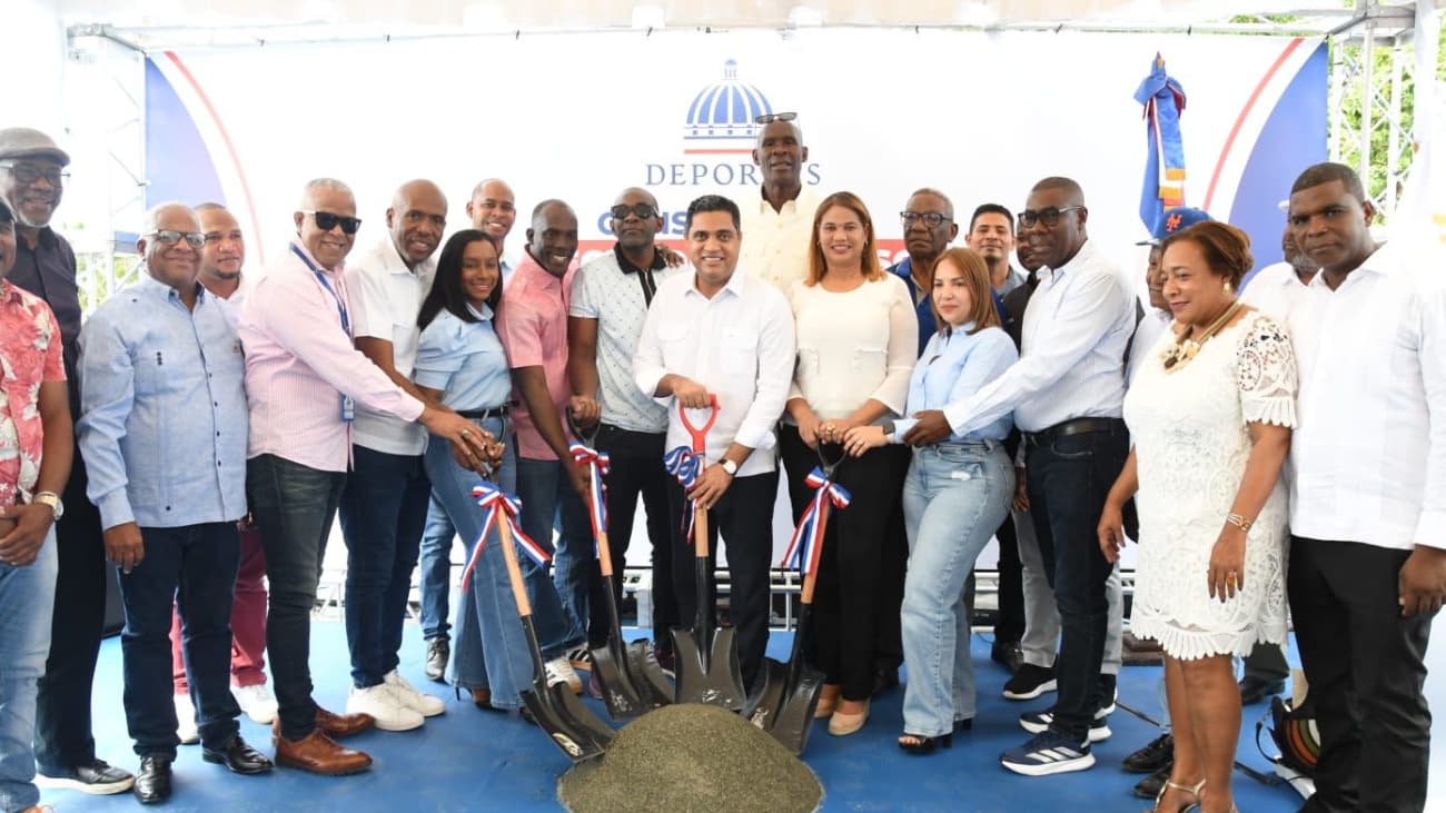 Miderec inicia construcción de moderno multiuso en Villa Hermosa